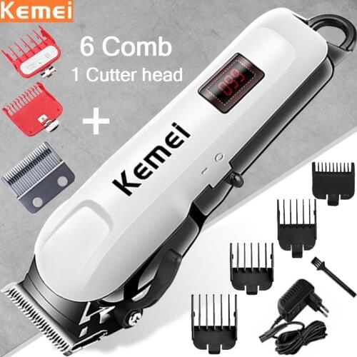 Kemei Electric Hair Clipper professional hair trimmer Wireless Trimmer beard trimer for men electric hair cutting machine
