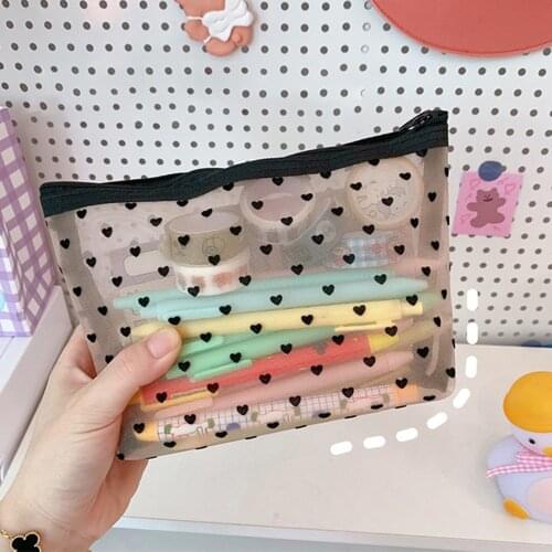 ISKYBOB Black Cosmetic Bags