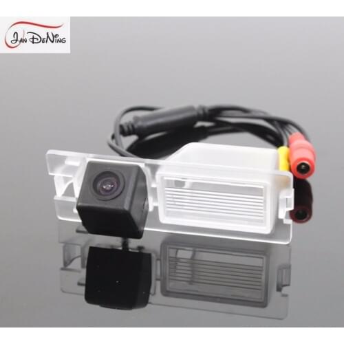 JanDeNing HD CCD Car Rear View Parking/ Backup Reverse Camera/Waterproof License Plate Light OEM For Fiat Ritmo 2011-2015