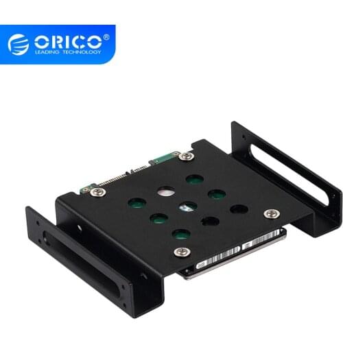 ORICO 2.5'' or 3.5'' to 5.25" HDD Mounting Bracket Adapter Mounting Hard Drive Holder For PC Laptop Protect Hard Disk Bracket
