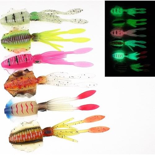 Soft lure squid15cm 20g new big eyes carp trout salt water color bass shad squid fishing soft Lure