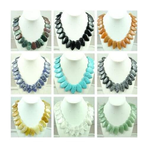 Natuursteen Agaat aventurine Opal lapis Quartz Crystal Turquoises charm Pendant for diy Jewelry making necklace Accessories1 pcs