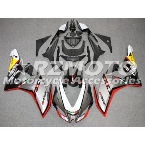New ABS Plastic Shell Motorcycle Fairing kit Fit For Aprilia RSV4 1000 2010 2011 2012 2013 2014 2015 Custom Gray