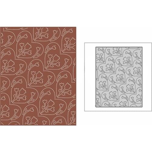 New Spotted Tulip Heart Template 2020 Metal Cutting Dies for DIY Scrapbooking and Card Making Decor Embossing Craft No Stamps