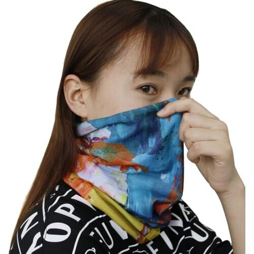 Outdoor Riding Turban Outdoor Variety Magic Turban Skull Windproof Bandana Summer Sunscreen Mask Unisex Sports Seamless Bandana