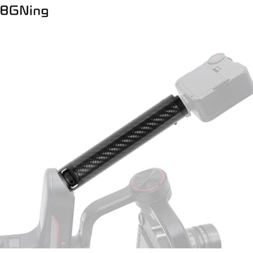BGNing Carbon Fiber Handle Grip Handbar Extension Pole for Weebill S Handheld Stabilizer Monitor Mount for Weebill Lab Gimbal