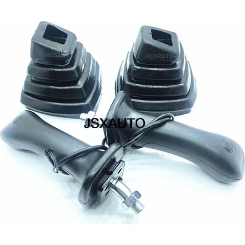 For Longgong Excavator handle glue key control rod digger Handle Joystick Assy Dust cover-one set quality excavator accessories