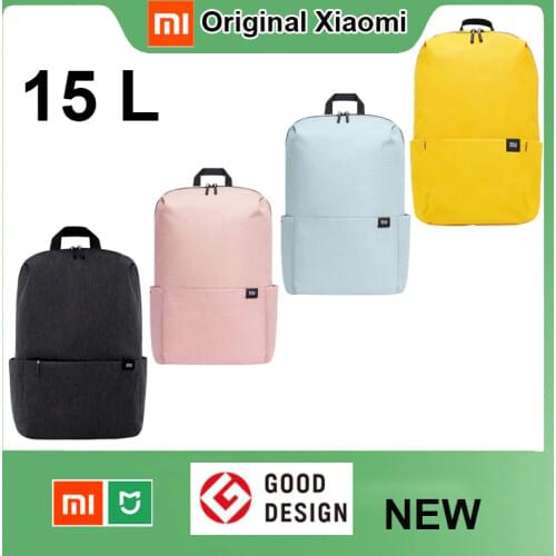 Original Xiaomi 15L backpack waterproof colorful sports chest bag unisex men women travel camping small backpack storage bags