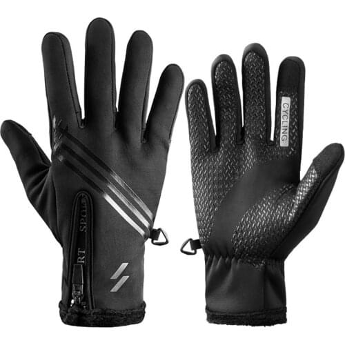 Waterproof Windproof Thermal Gloves Winter Touch Screen Warm Gloves for Cycling Riding Running Outdoor Sports