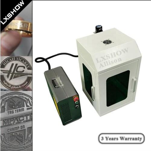 LXSHOW mopa fiber laser color marking machine with JPT 20W 30W for stainless steel logo marker
