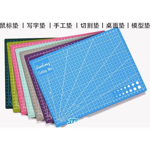 1Pc A4 Colorful Grid Lines Cutting Mat Craft Card Fabric Leather Paper Board 30*22cm