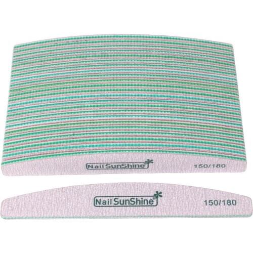 100pcs 150/180 Green Nail File Buffer Grey Boat Sanding Blocks UV Gel Nail Polisher Manicure Pedicure Tools lime a ongle