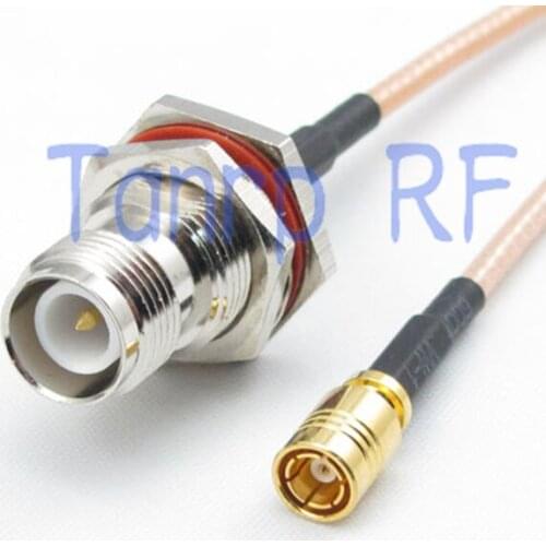 8in RP TNC female jack to SMB female jack RF adapter connector 20CM Pigtail coaxial jumper cable RG316 extension cord