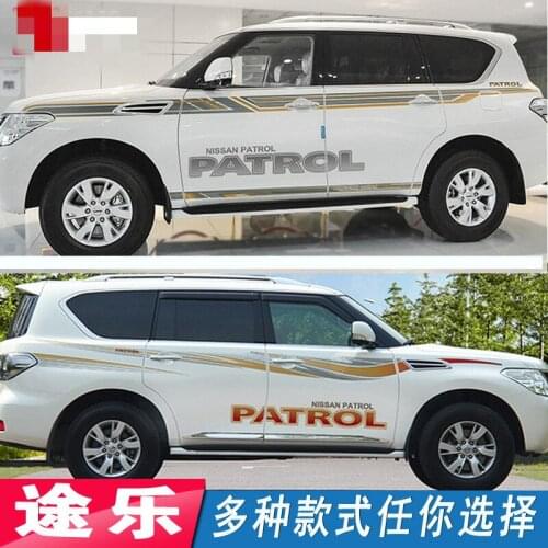 Car stickers FOR Nissan Patrol Y62 2012-2020 Customized fashion sports decals for exterior decoration