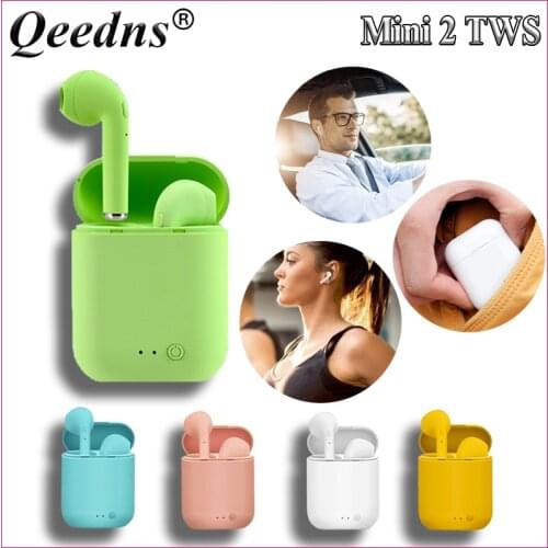 I7s TWS Wireless Headphones Mini-2 Bluetooth Earphone Sport Headset Waterproof Microphone Music Stereo Earpieces All Smartphones