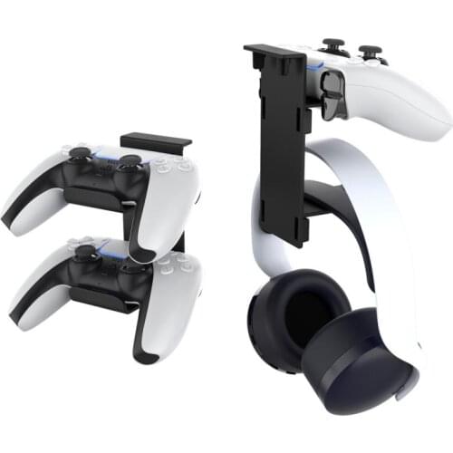 Headset Holder Headphone Stand Gamepad/Earphone Hanger Bracket Mount For PS5 For Xbox Series X Host Controller Accessories