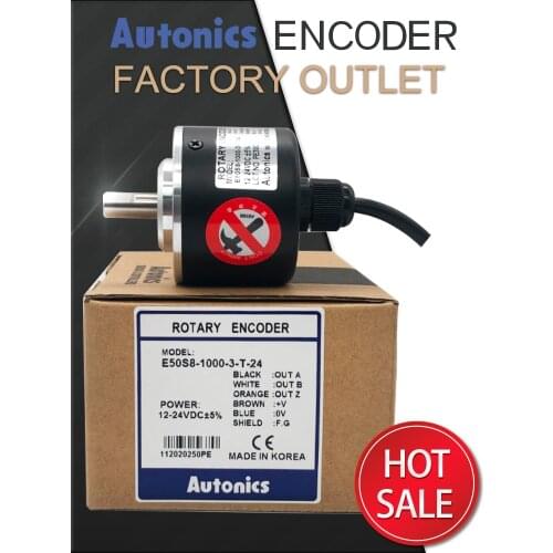 E40S6-1000-3-T-24 AUTONICS Rotary Encoder E40S8 E50S8 3-T-24 3-N-24 6-L-5