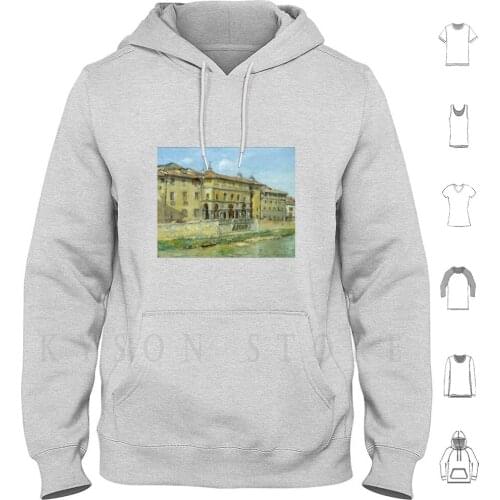 Florence By William Merritt Chase Hoodies Long Sleeve William Merritt Chase Florence American Artist