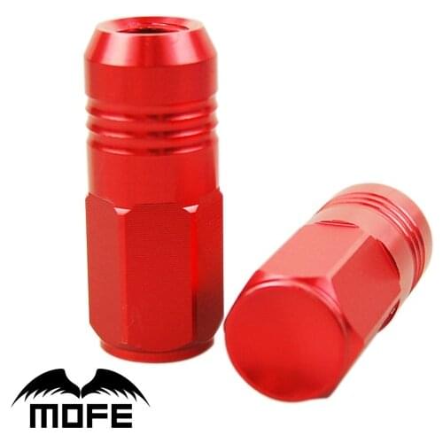 Mofe 20PCS/SET Racing JDM Aluminum AL7076 50mm D1 -SPEC Wheel Lug Nuts Botls M12*P1.5 Red