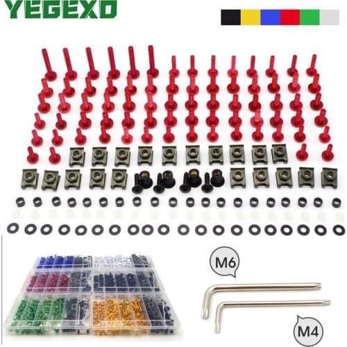 Motorcycle Accessories Motocross Screws Kit Covers For suzuki gn 125 honda cbr 1100xx yamaha virago 535 suzuki dr 650 Moto Nuts