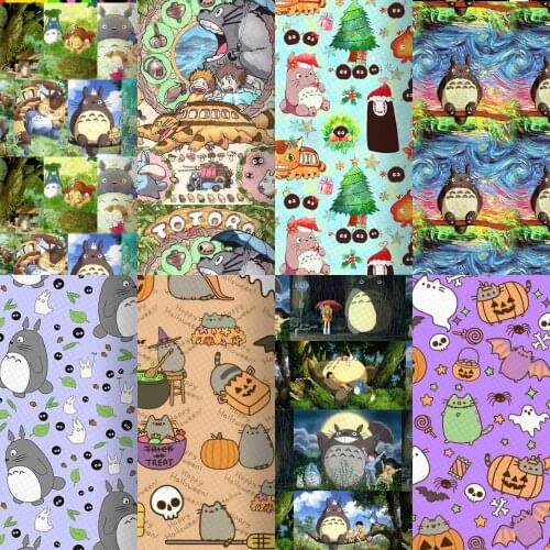 Cartoon 20*33cm Ordinary Faux Synthetic Leather Fabric For Bows Leather Crafts DIY Handmade Material,1Yc19258