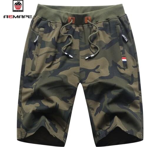 AEMAPE Brand Mens Swimwear Boxer Short Camouflage Beach Wear Man Camo Board Shorts Trunks Men Swimsuit Bathing Suit