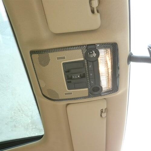 Soft Carbon Fiber For BMW X5 E70 X6 E71 2008-2013 Car Accessories Car Front Reading Light Frame Trim Sticker