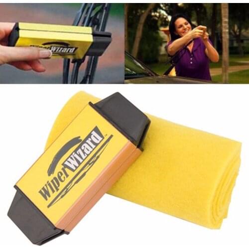 Newest Car Truck SUV Wiper Clean Brush Wizard Windshield Wiper Blade Restorer Cleaner