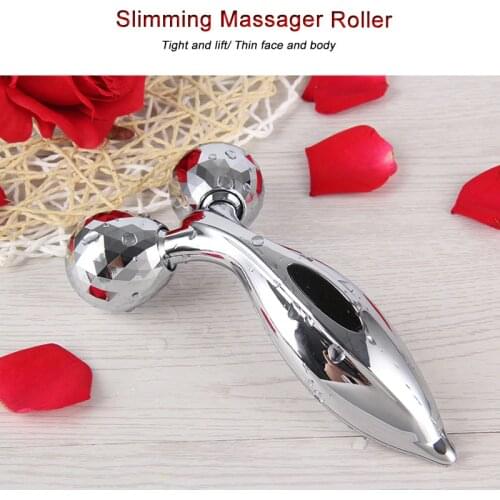 Professional V Face Slimming 3D 360 Rotate Massager Facial Arm Leg Waist Body Thin Lift Roller Massage Relax Women Beauty Tools