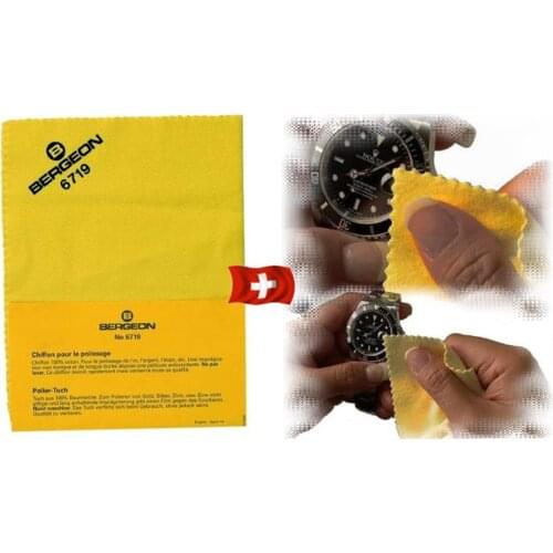 Bergeon 6719 Impregnated Pure Cotton Polishing Cloth Gold Silver WATCH REPAIR TOOL