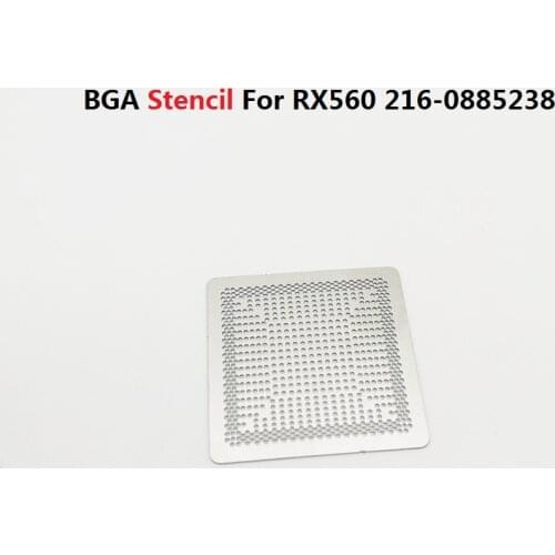 BGA Stencil For RX560 216-0885170 216-0896074 216-0885238 216-0896158 Direct Heating 80/90 Reballing Stencils Template 0.45MM