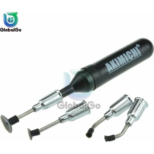 Electronic Component Grabber SMD IC Vacuum Sucking Pen Picker Pick Hand Tool 4 Suction Headers for MT-668