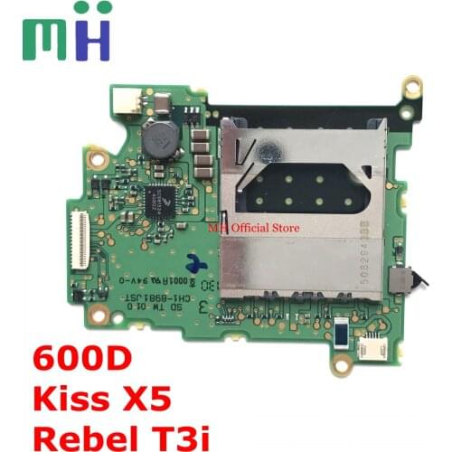 For Canon 600D / EOS Rebel T3i / Kiss X5 SD Memory Card Slot Board Camera Replacement Unit Repair Part