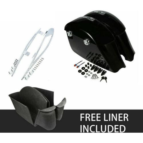 Motorcycle Hard Saddlebag Audio Lid Electronic Latch For Indian Chieftain Dark Horse 16-18 Springfield Chieftain Classic