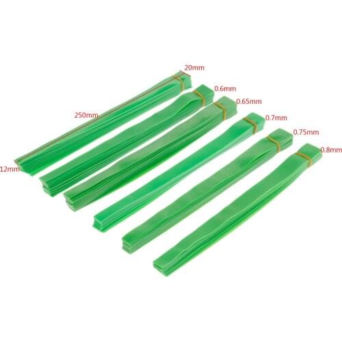 10pcs 0.55-0.8mm Thick Natural Latex Slingshots Flat Rubber Bands Strong Elastic Parts Rubber Bands Hunting Catapult Highquality