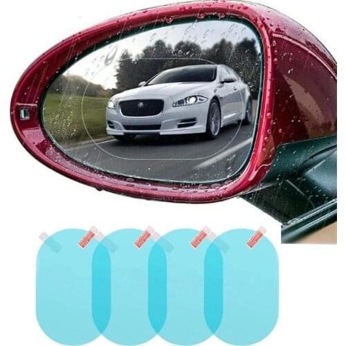 2 Pcs Car sticker Rainproof Film for Car Rearview Mirror Car Rearview Mirror Rain Film Clear sight in rainy days Car film
