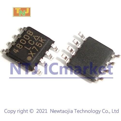 50 PCS SI4800BDY SOP-8 SI4800B SI4800 4800B SI4800BDY-T1-E3 N-Channel 30V MOSFET Transistor Chip IC