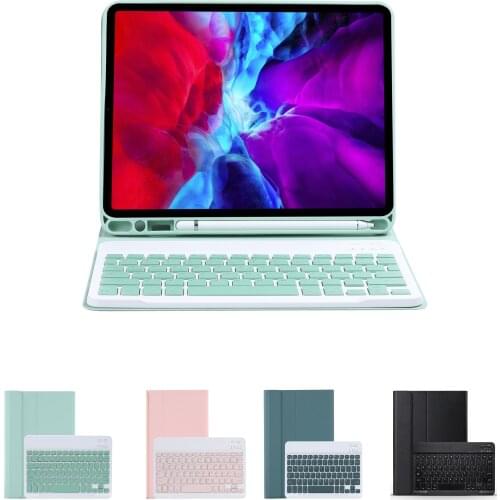 Candy wireless bluetooth keyboard for 11 inch tablet\for ipad pro\ ipad pro 11 inch 2020 ABS candy color with pen slot
