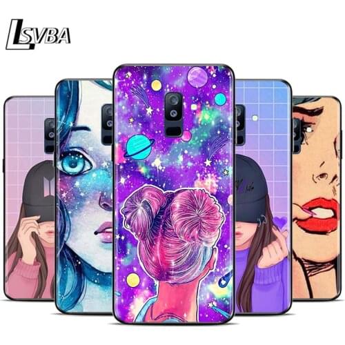 Urban Girl Sad Kiss For Samsung Galaxy A9 A8 A7 A6 A5 A3 Star Plus 2018 2017 2016 Phone Case