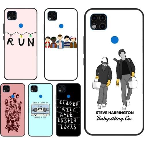Stranger Things Art Case For Xiaomi Redmi Note 7 8 9 10 Pro Note 9S 8T Cover Fundas For Redmi 9T 9A 8A K40 9C