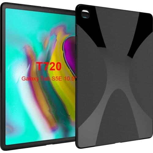 X Line TPU Case Back Cover Shell for Samsung Galaxy Tab S5E 10.5" T720 T725 SM-T720 SM-T725 Clear Soft Silicone Transparent Case