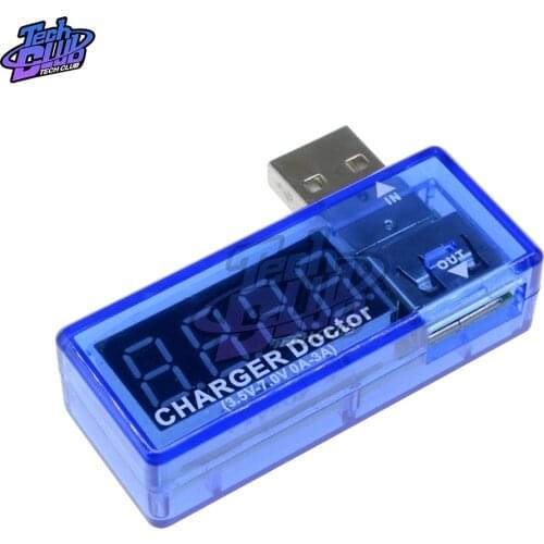 Digital USB Mobile Power Charging Current Voltage Tester Meter Mini USB Charger Doctor Voltmeter Ammeter LED Display