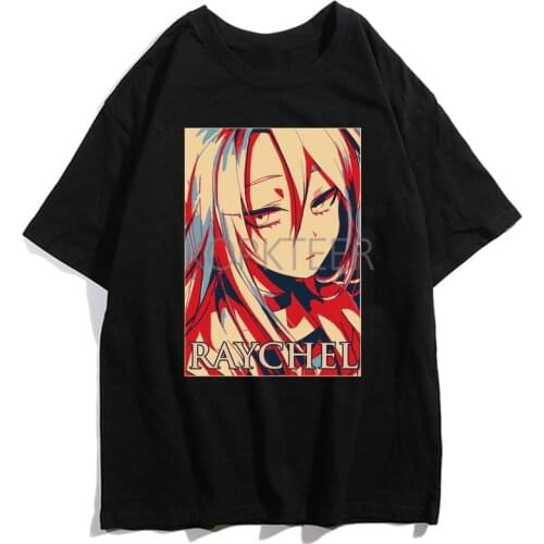 Angels of Death Rachel Gardner Isaac Foster Anime T-Shirt Men Women Harajuku Summer 90s Fashion Gothic Ulzzang Hip Hop Tops Tees