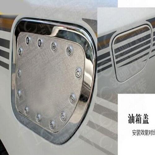 ABS Chrome Oil Fuel Cap Tank Cover Trim Fit For Toyota Land Cruiser Prado FJ150 FJ 150 150 2010 2011 2012 2013