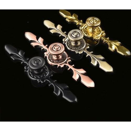 JD 120MM Bronze Handles Kitchen Door Cupboard Zinc Alloy European Modern Wardrobe Furniture Drawer Pulls Cabinet Knobs Hardware