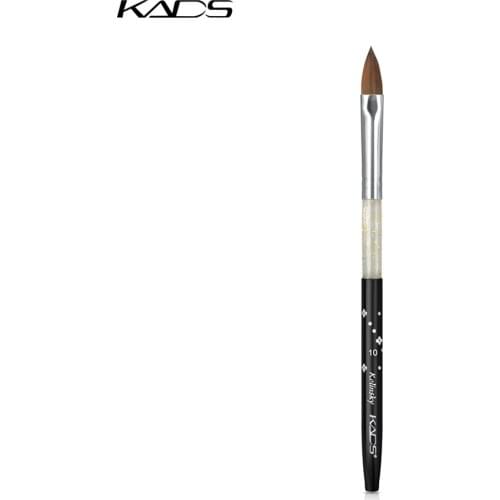 1PC Size 10# Kolinsky Sable Brush UV Nail Gel Brush for UV gel polish brush Black Professional kolinsky acrylic nail brush