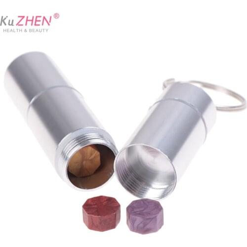 1/2/4 Grids Pill Box Case Portable Waterproof Aluminum Drug Holder Container Health Care Keychain Medicine Box