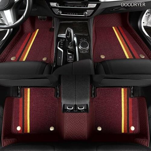 DOODRYER car floor mats for Dongfeng FengShen AX7 AX3 H30 S30 A60 A30 AX5 AX4 E70 A9 jinyi X5 For Dongfeng all models foot mats