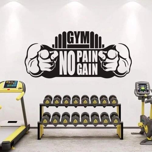 Cartoon GYM Wall Sticker Pvc Wall Stickers Wall Art Wall Paper For Babys Rooms Wall Art MURAL Drop Shipping