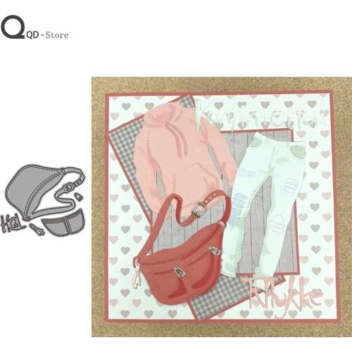 Shoulder Bag Satchel Cutting Dies Stamps Dies Scrapbooking Mold Cut Handmade Tools DIY Craft Decoration New Dies for 2020